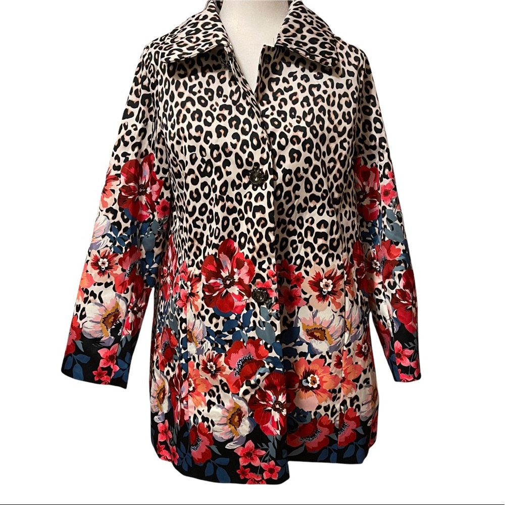 Floral-Cheetah Step'n Out Jacket